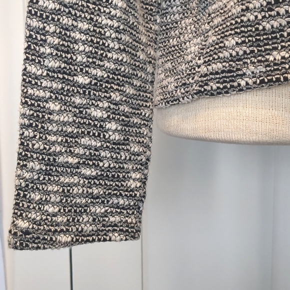 Black and White Knit Sweater by Oak + Fort - Picture 6 of 7